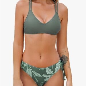 Cupshe two piece bathing suit New w tags  large